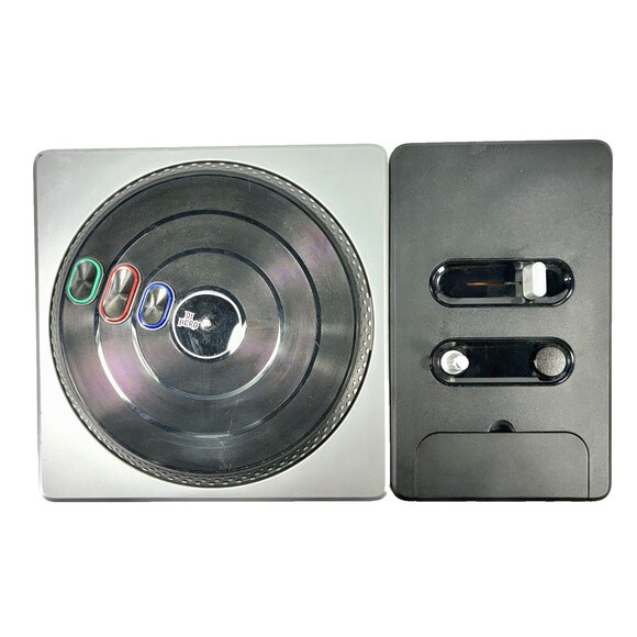 DJ Hero Wireless Turntable Controller Sony PlayStation 2 & 3 No Dongle Tested - Picture 2 of 12